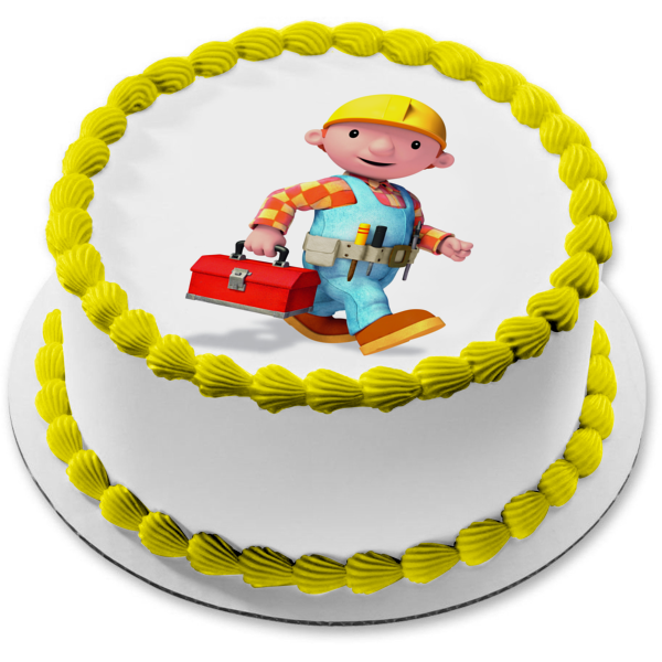 Bob the Builder Edible Cake Topper Image ABPID10582