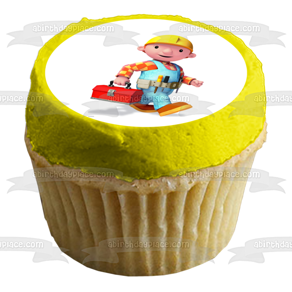 Bob the Builder Edible Cake Topper Image ABPID10582