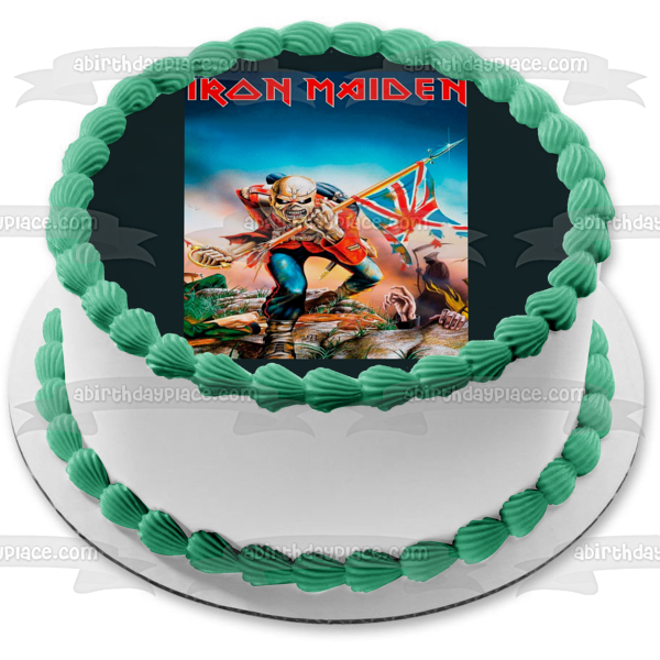 Iron Maiden Rock Band Music Eddie the Mascot Edible Cake Topper Image ABPID10664