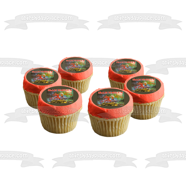 Iron Maiden Rock Band Music Run to the Hills Edible Cake Topper Image ABPID10480