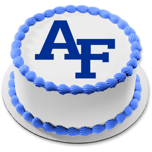 Imagen de decoración comestible para tarta militar con logotipo de la Fuerza Aérea de los Estados Unidos ABPID10501 