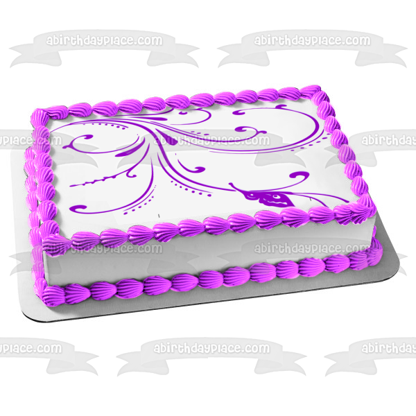 LANGPA 22-Pieces Purple & Pink Butterfly Cake Decorations With Happy  Birthday Acrylic Cake Toppers For Baby Shower Wedding Birthday Party Decor  : Amazon.in: Grocery & Gourmet Foods