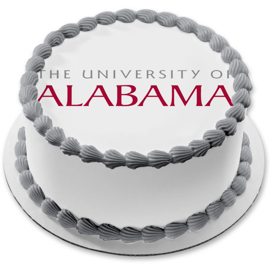 The University of Alabama Logo Edible Cake Topper Image ABPID10526