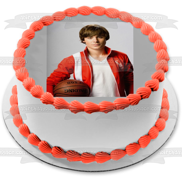 Imagen comestible para tarta de High School Musical Troy Bolton Zac Efron ABPID10906 