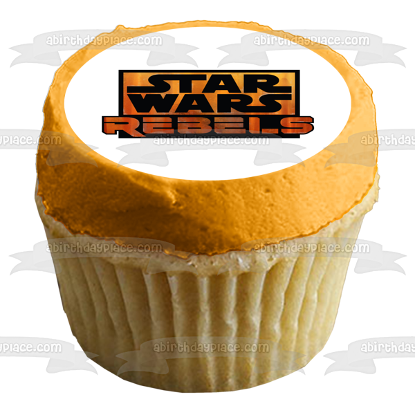 Star Wars Rebels Logo Edible Cake Topper Image ABPID10914