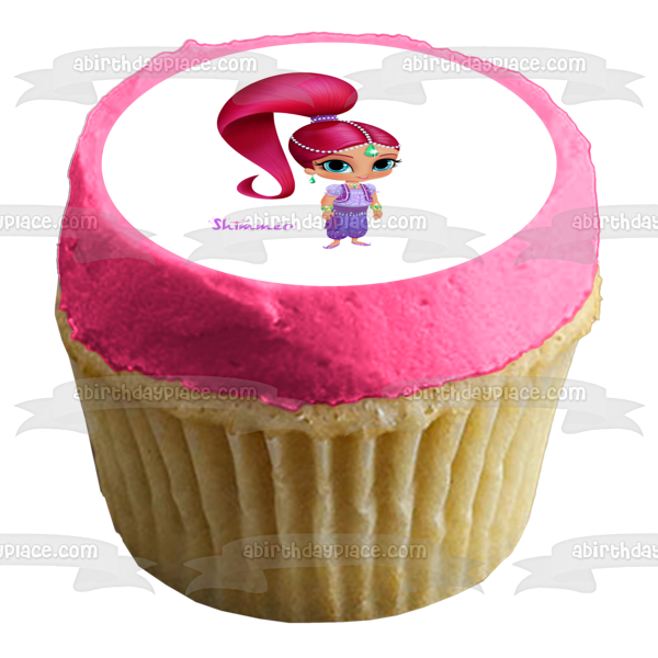 Imagen comestible para decoración de tarta Shimmer and Shine Shimmer ABPID10977 