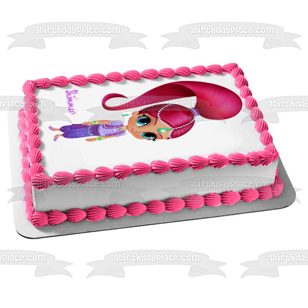 Imagen comestible para decoración de tarta Shimmer and Shine Shimmer ABPID10977 