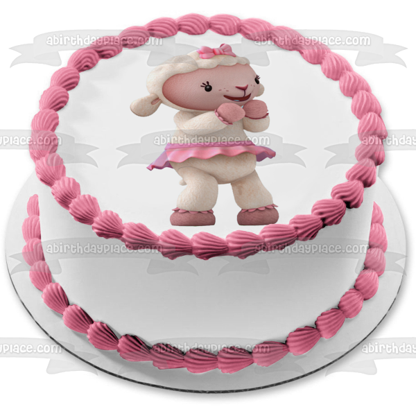 Imagen comestible para decoración de tarta de Doc McStuffins Lambie ABPID10886 