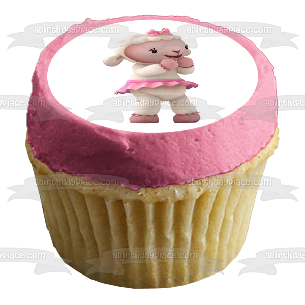 Imagen comestible para decoración de tarta de Doc McStuffins Lambie ABPID10886 