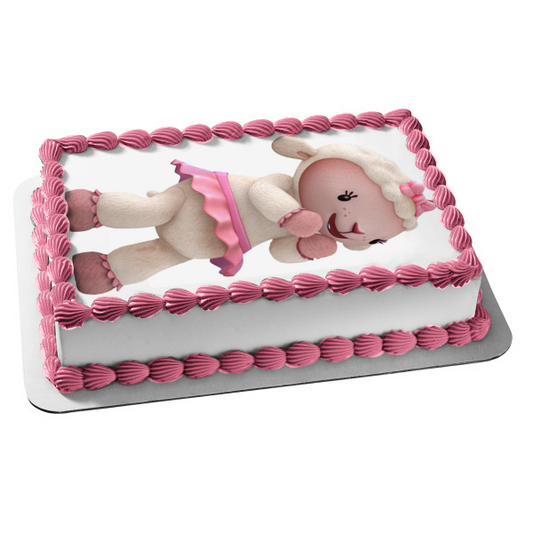 Imagen comestible para decoración de tarta de Doc McStuffins Lambie ABPID10886 