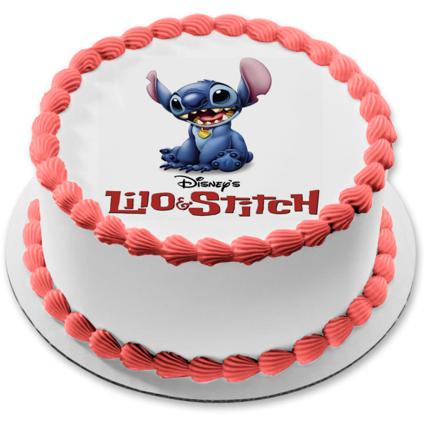 Stitch Cake Topper Cute Stitch Cake Topper Stitch - Etsy Canada