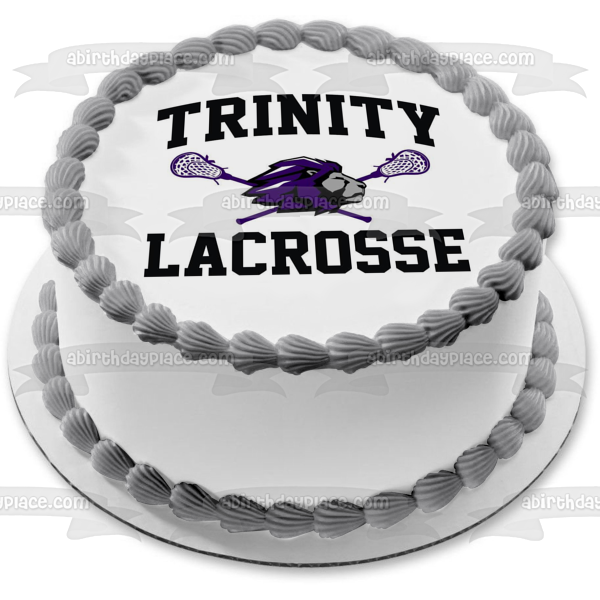 Imagen comestible para tarta con logotipo de Trinity Lacrosse de la Universidad Penn State ABPID11320 