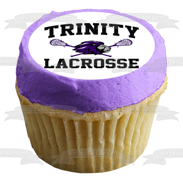 Imagen comestible para tarta con logotipo de Trinity Lacrosse de la Universidad Penn State ABPID11320 