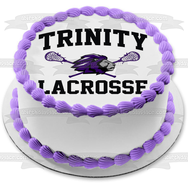 Imagen comestible para tarta con logotipo de Trinity Lacrosse de la Universidad Penn State ABPID11320 