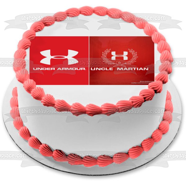 Under Armour Uncle Martain Logos Edible Cake Topper Image ABPID11338