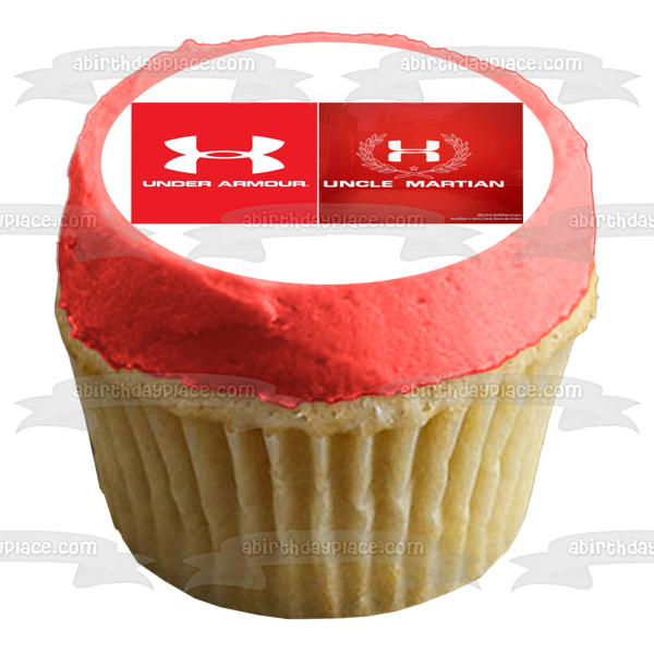 Under Armour Uncle Martain Logos Edible Cake Topper Image ABPID11338