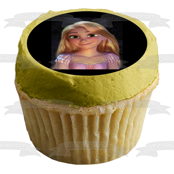 Disney Tagged Rapunzel Sonriendo Imagen comestible para decoración de tarta ABPID11189 