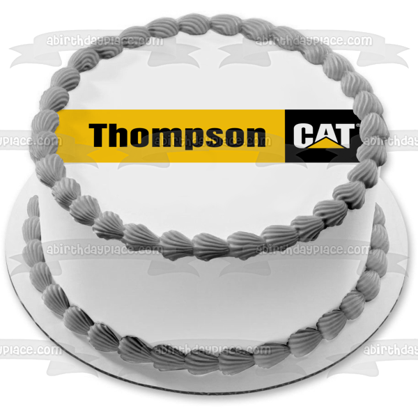 Thompson Tractor Co., Inc. Logo Edible Cake Topper Image ABPID11191