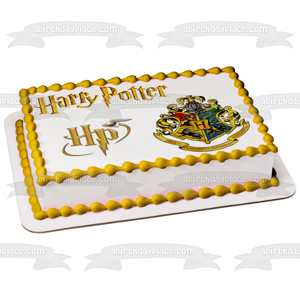 Harry Potter Assorted Logo's Edible Cake Topper Image ABPID11261