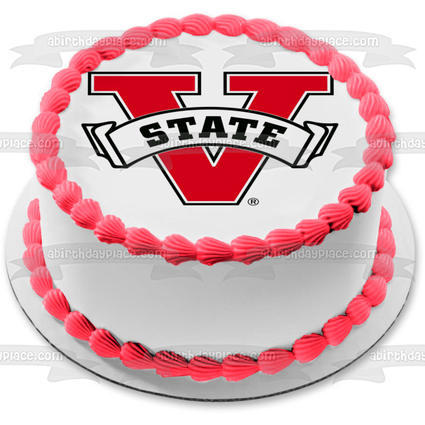 Valdosta State Blazers Athletics Football NCAA Logo Edible Cake Topper Image ABPID11291