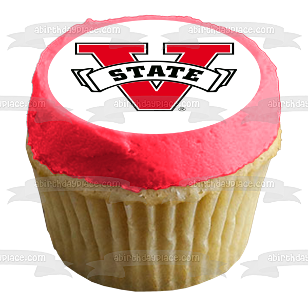 Valdosta State Blazers Athletics Football NCAA Logo Edible Cake Topper Image ABPID11291