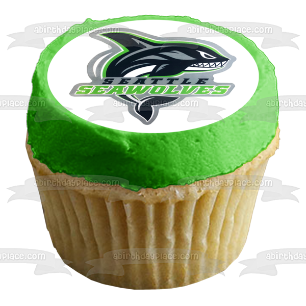 Seattle Seawolves Rugby Team Logo Edible Cake Topper Image ABPID55689