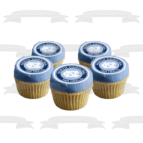 North Carolina Tar Heels Logo Edible Cake Topper Image ABPID55690