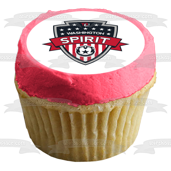 Washington Sprit Women's Soccer Team Logo Edible Cake Topper Image ABPID55701