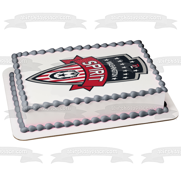 Washington Sprit Women's Soccer Team Logo Edible Cake Topper Image ABPID55701