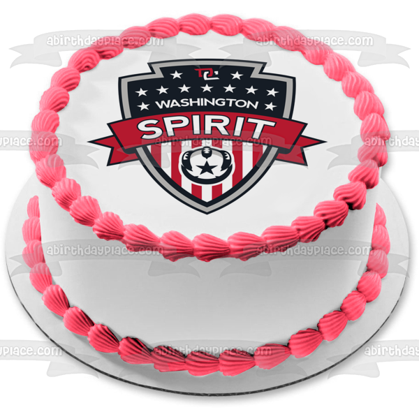 Washington Sprit Women's Soccer Team Logo Edible Cake Topper Image ABPID55701