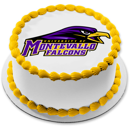 University of Montevallo Falcons Team Logo Edible Cake Topper Image ABPID55702