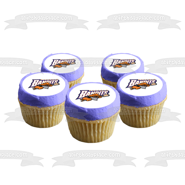 Imagen comestible para decoración de tarta con el logotipo del equipo de Lacrosse de Buffalo Bandits ABPID55622 