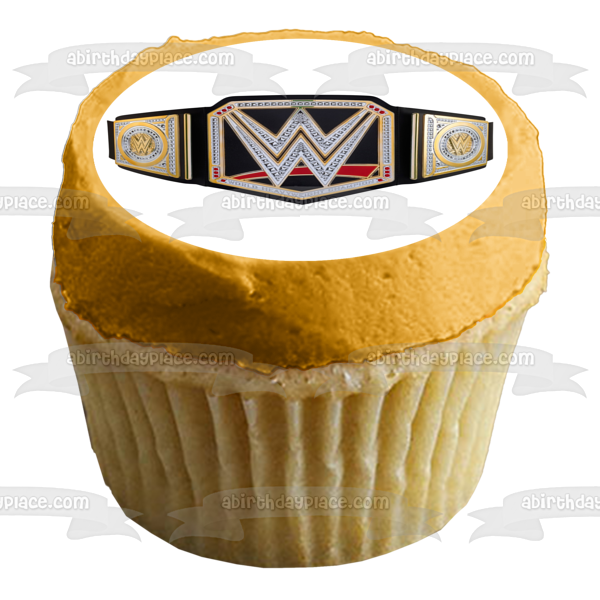 Imagen comestible para tarta con cinturón de campeonato de la WWE de World Wrestling Entertainment ABPID55707 