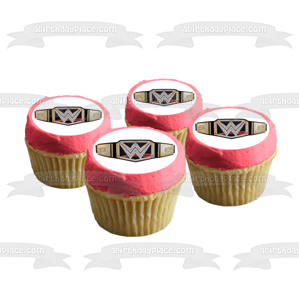 Imagen comestible para tarta con cinturón de campeonato de la WWE de World Wrestling Entertainment ABPID55707 