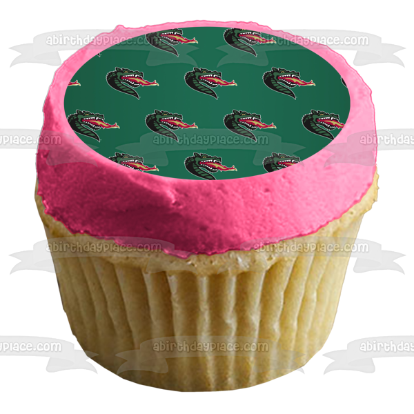 Imagen comestible para tarta con logotipo del equipo Birmingham Blazers de la Universidad de Alabama de la Uab ABPID55716 