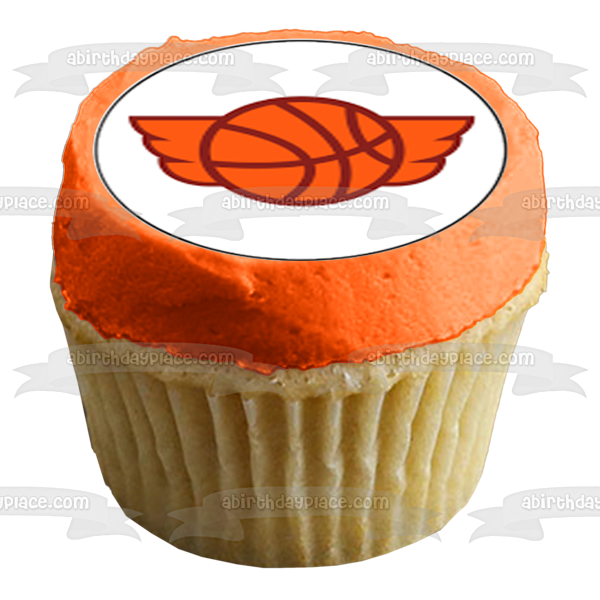 Basketball, Edible Images, Cupcake Toppers