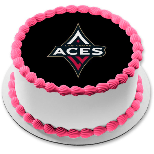 Imagen comestible para tarta con el logotipo de Wnba Las Vegas Aces ABPID55647 