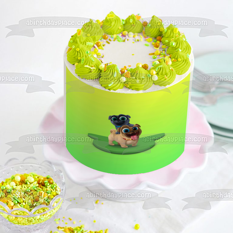 Puppy Dog Pals Bingo Rolly Edible Cake Topper Image ABPID11533