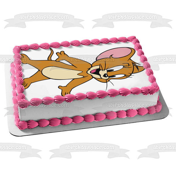 Imagen comestible para decoración de tarta de Tom y Jerry Mouse ABPID12010 