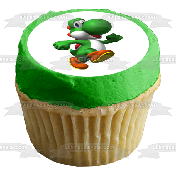 Imagen comestible para decoración de tarta de Super Mario Brothers Yoshi ABPID12027 