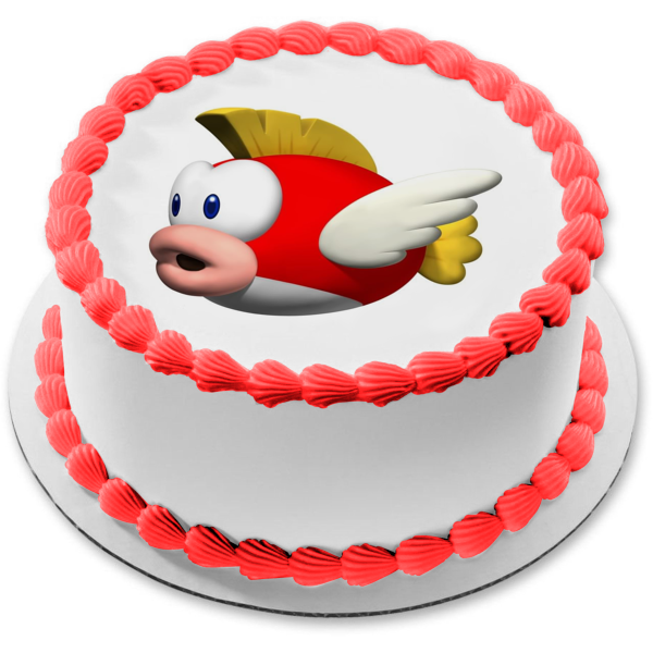 Imagen comestible para tarta de Super Mario Brothers Cheep Cheep ABPID12032 