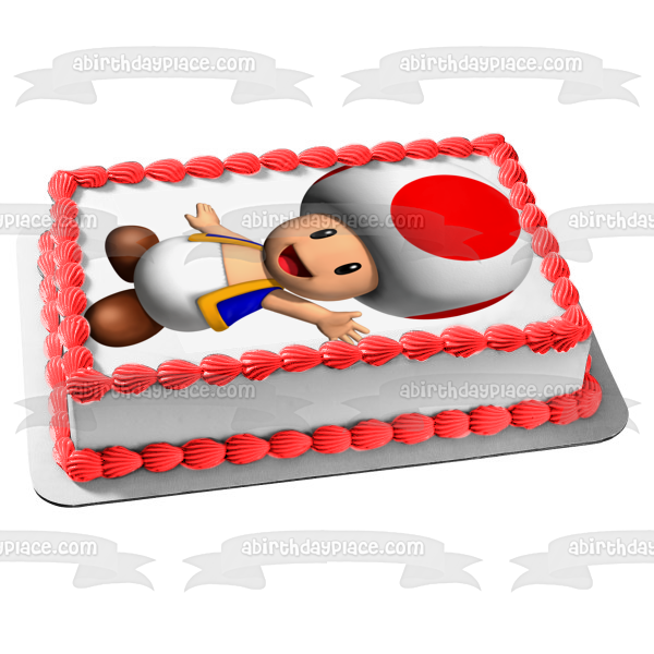 Imagen comestible para tarta de Super Mario Brothers Toad Man ABPID12039 