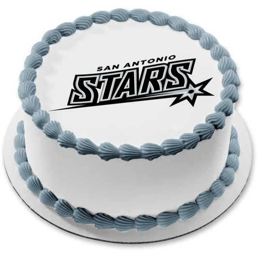 Imagen comestible para tarta con logotipo del equipo Wnba San Antonio Stars ABPID55927 