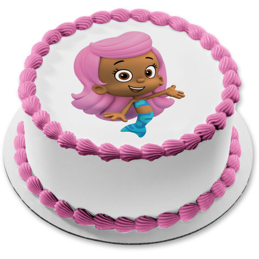 Adorno comestible para tarta Molly de Bubble Guppies, imagen ABPID12100 