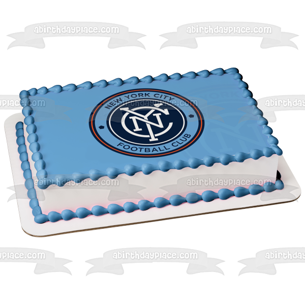 New York City Football Club Logo Edible Cake Topper Image ABPID55865 – A  Birthday Place