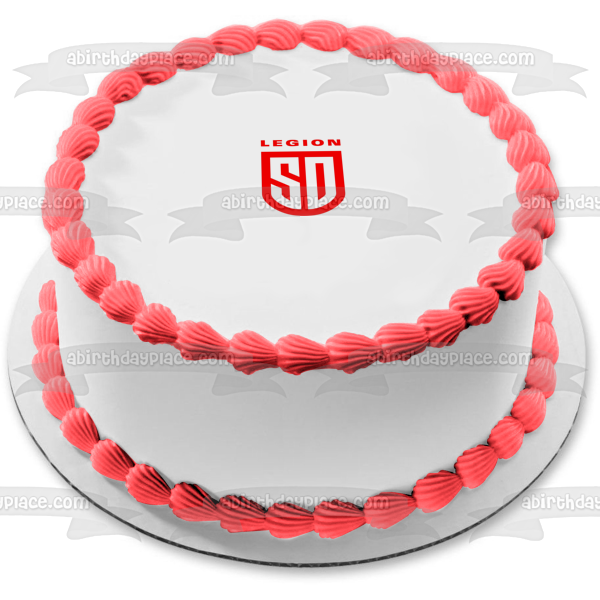 Imagen comestible para decoración de tarta con el logotipo del equipo Mlr San Diego Legion ABPID55880 