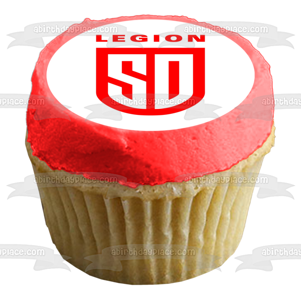 Imagen comestible para decoración de tarta con el logotipo del equipo Mlr San Diego Legion ABPID55880 