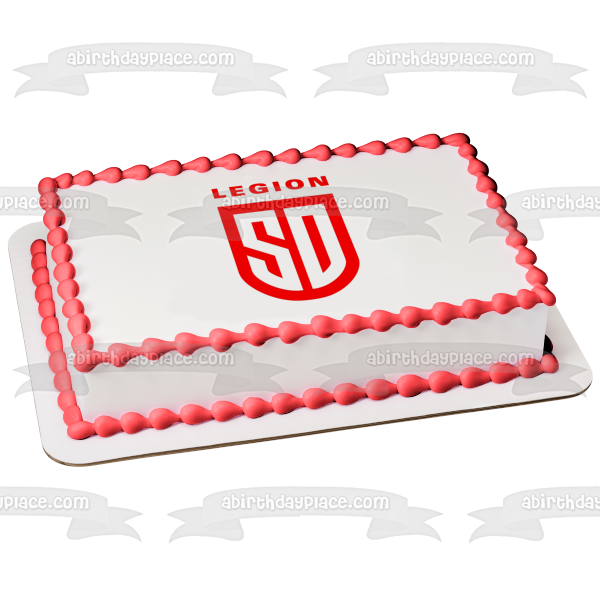 Imagen comestible para decoración de tarta con el logotipo del equipo Mlr San Diego Legion ABPID55880 