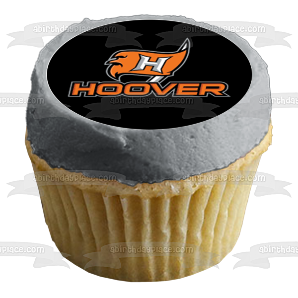 Hoover Buccaneers Team Logo Edible Cupcake Topper Images ABPID55995