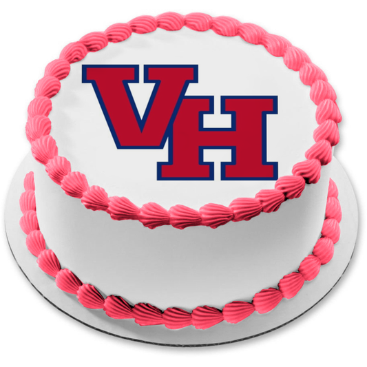 Imagen comestible para decoración de tarta con el logotipo de Vestavia Hills High School ABPID55906 